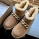 Зимние угги UGG с цепочкой