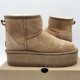 Зимние ботинки UGG на платформе