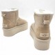 Зимние ботинки UGG на платформе