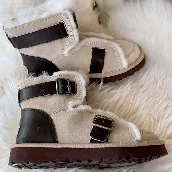 Зимние угги UGG Dune Mini Buckle Boot