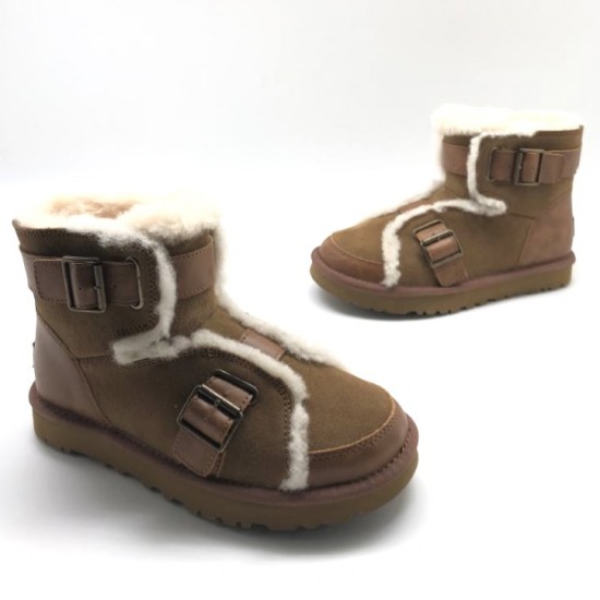 Зимние угги UGG Dune Mini Buckle Boot