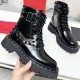 Кожаные ботинки Valentino с декором Rockstud