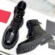 Кожаные ботинки Valentino с декором Rockstud