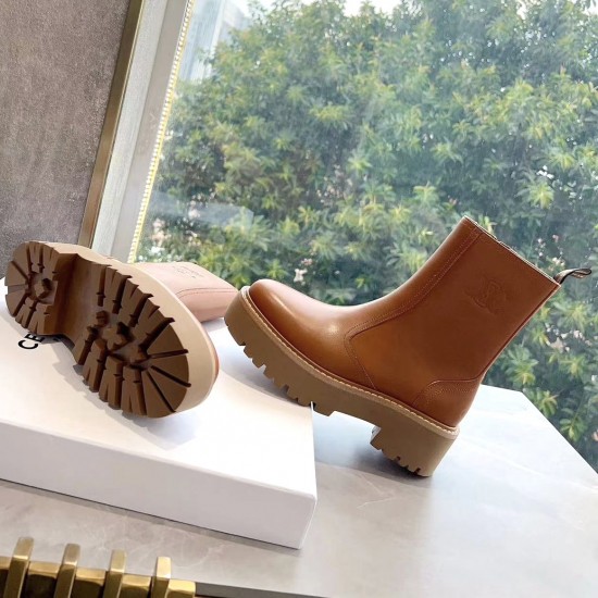 Кожаные ботинки Celine Triomphe