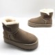 Зимние угги UGG Classic Mini с ремешком