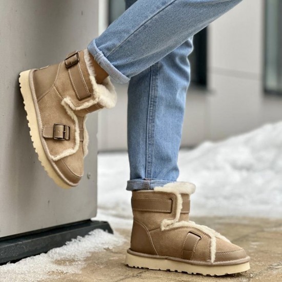 Зимние угги UGG Dune Mini Buckle Boot