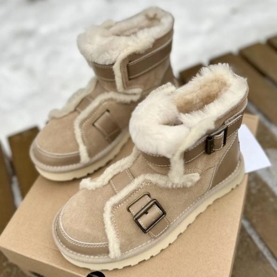 Зимние угги UGG Dune Mini Buckle Boot