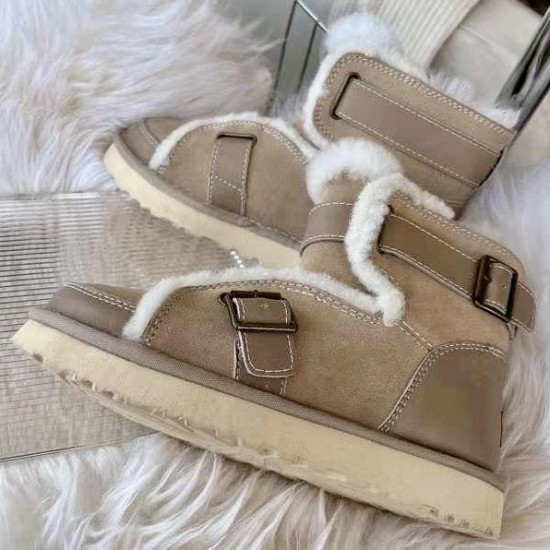 Зимние угги UGG Dune Mini Buckle Boot