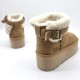 Зимние угги UGG с меховой отделкой