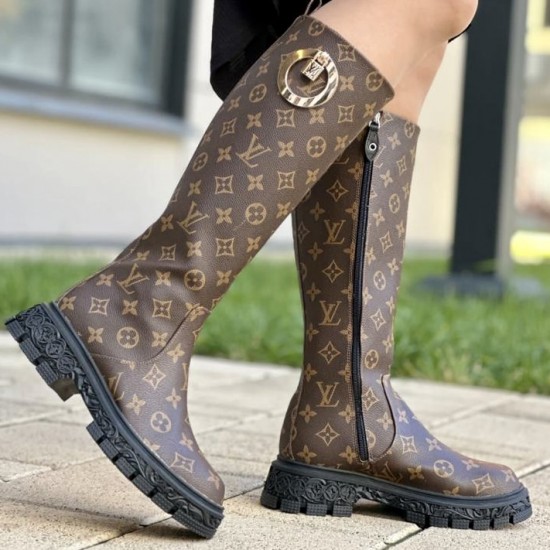 Сапоги Louis Vuitton из канвы Monogram