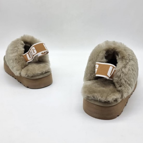 Зимние угги-тапочки UGG Funkette с ремешком