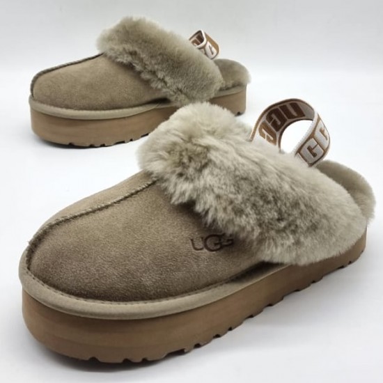 Зимние угги-тапочки UGG Funkette с ремешком