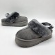 Зимние угги-тапочки UGG Funkette с ремешком