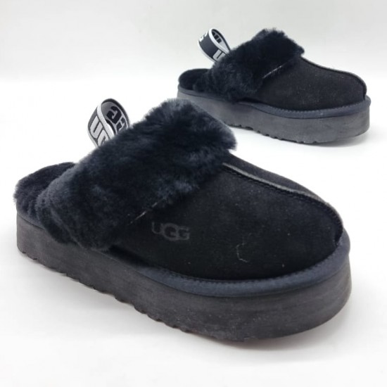 Зимние угги-тапочки UGG Funkette с ремешком