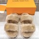 Меховые мюли Louis Vuitton Sunset Flat Comfort