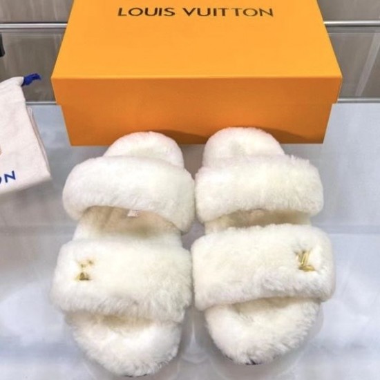 Меховые мюли Louis Vuitton Sunset Flat Comfort