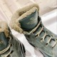 Зимние комбинированные ботинки Valentino