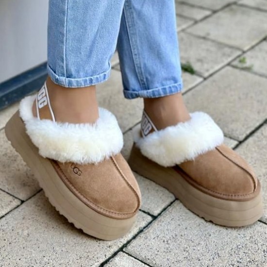 Зимние тапочки UGG Funkette Suede