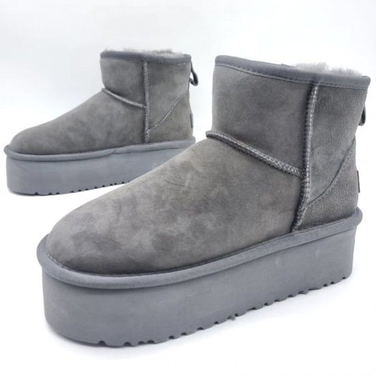 Зимние ботинки UGG на платформе