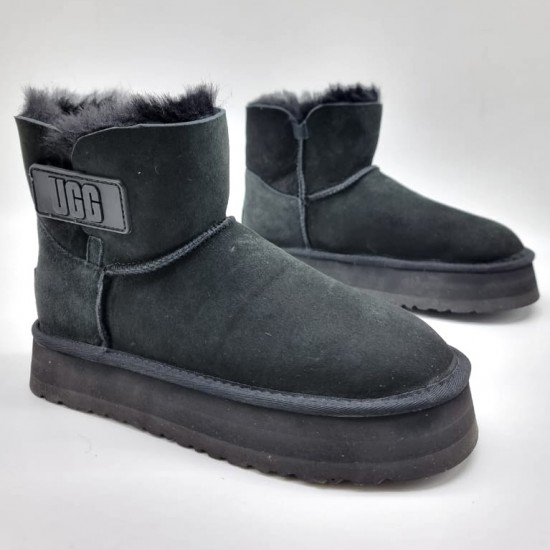 Зимние угги UGG Bailey на липучке