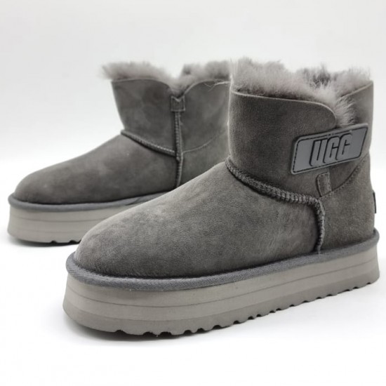 Зимние угги UGG Bailey на липучке