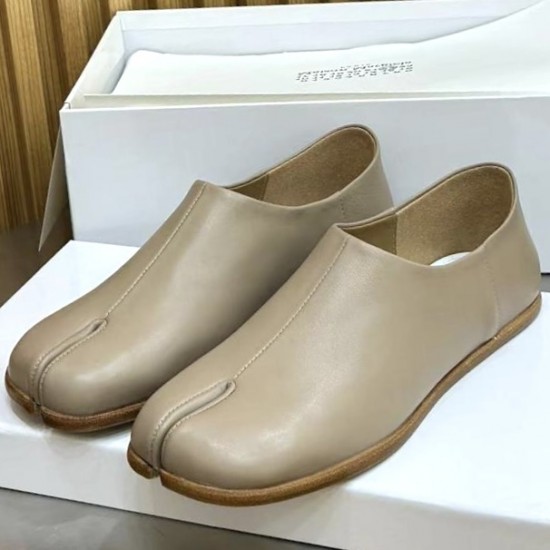 Кожаные слипоны Maison Margiela Tabi