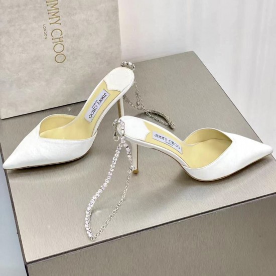 Туфли Jimmy Choo Saeda 100 с драгоценными камнями