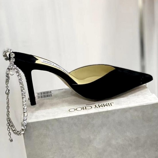 Туфли Jimmy Choo Saeda 100 с драгоценными камнями