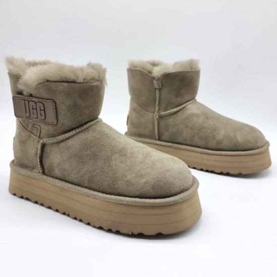 Зимние угги UGG Bailey на липучке