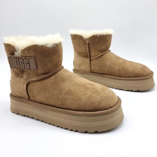 Зимние угги UGG Bailey на липучке