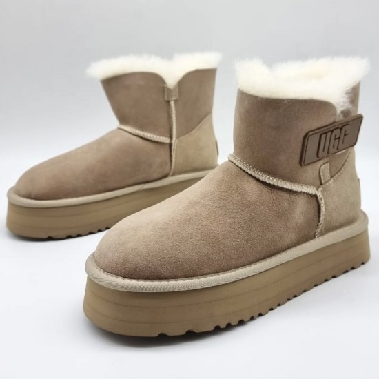 Зимние угги UGG Bailey на липучке