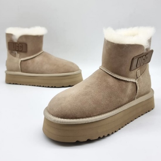 Зимние угги UGG Bailey на липучке