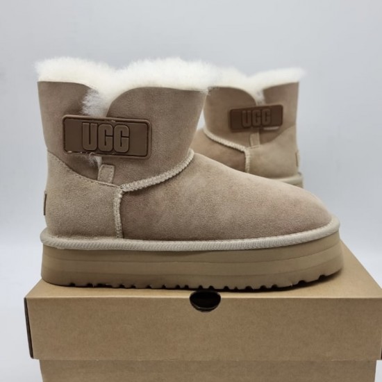 Зимние угги UGG Bailey на липучке