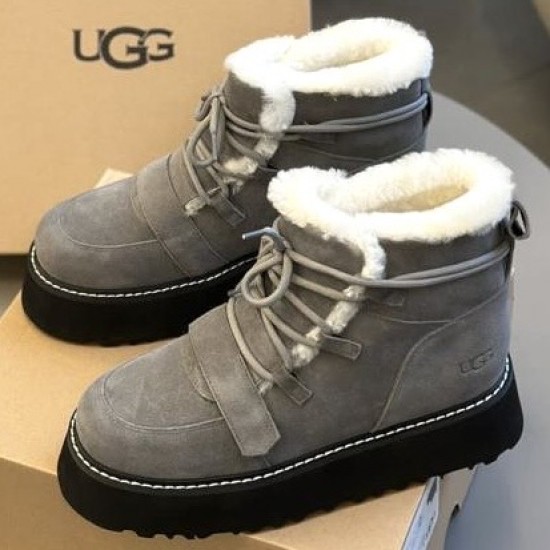 Зимние ботинки UGG с застежкой велькро