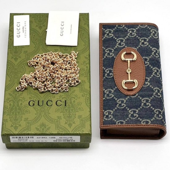 Кошелек Gucci Horsebit 1955 на цепочке