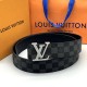 Ремень Louis Vuitton Monogram клетка с серебряной пряжкой