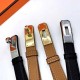 Ремень Hermes коричневый с золотистой пряжкой