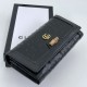 Кошелек Gucci Marmont чёрный с логотипом GG