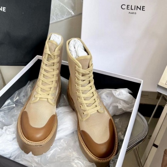 Комбинированные ботинки Celine