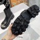 Кожаные ботинки Balenciaga с эластичными вставками