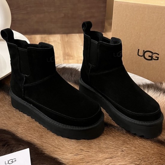 Угги Зимние челси UGG с эластичными вставками