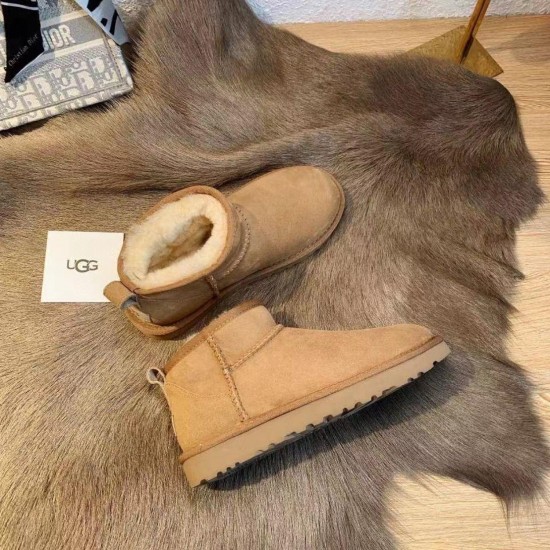 Угги Зимние угги UGG Classic Mini II Chestnut