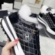 Кроссовки Зимние кроссовки Chanel с мехом