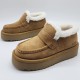 Зимние угги UGG с меховой отделкой