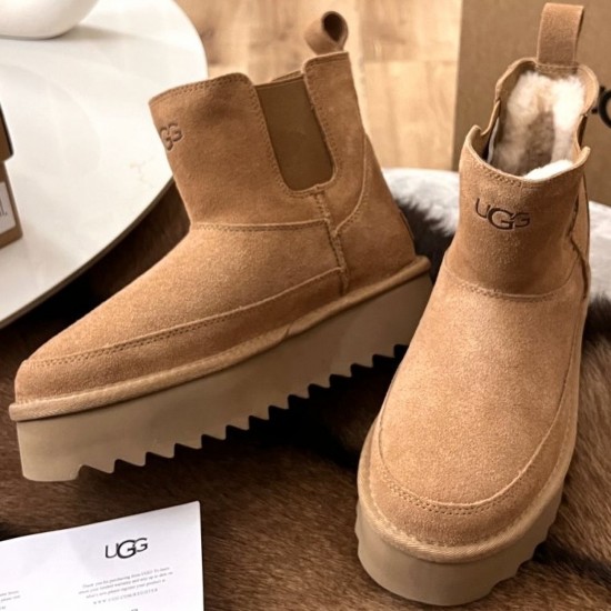 Зимние челси UGG с эластичными вставками