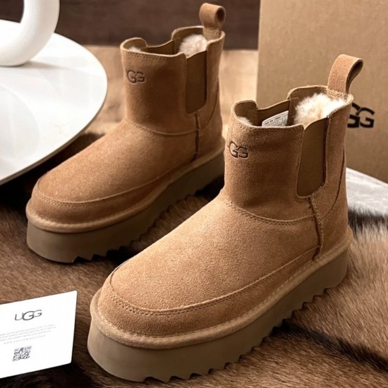 Зимние челси UGG с эластичными вставками