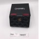 Кошелек Chanel mini из гладкой кожи с золотистой фурнитурой