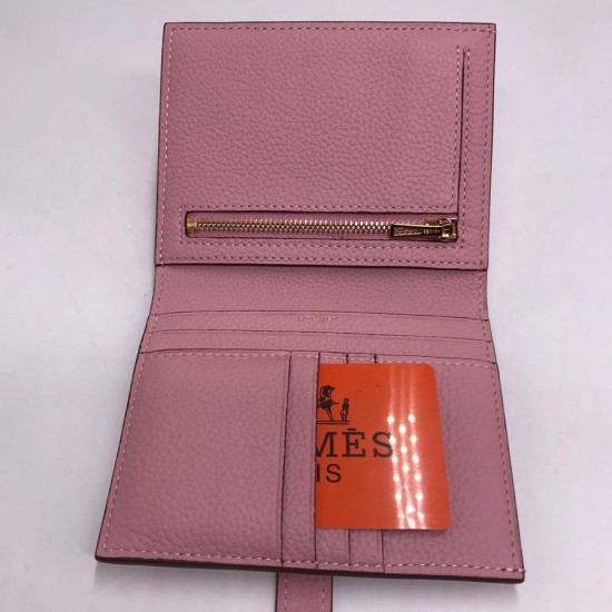 Кошелек Hermes Kelly Pocket 14 розовый