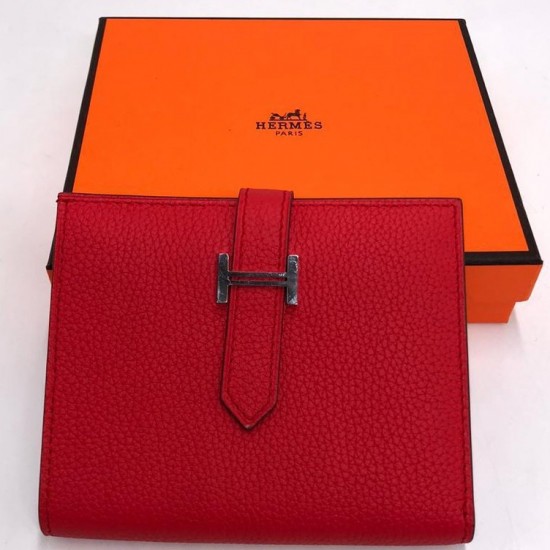 Кошелек Hermes Kelly Pocket 14 красный