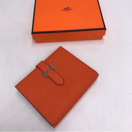 Кошелек Hermes Kelly Pocket 14 рыжий